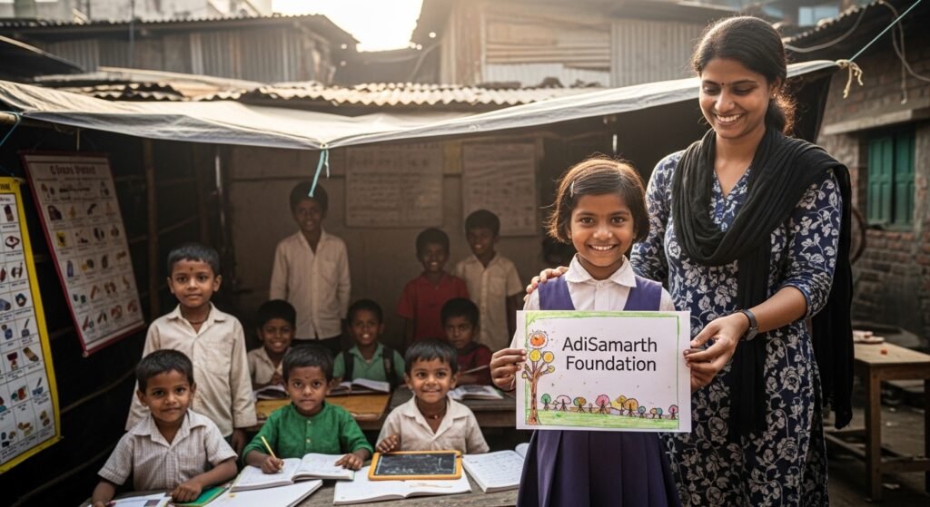 Child Education & Slum Development in India