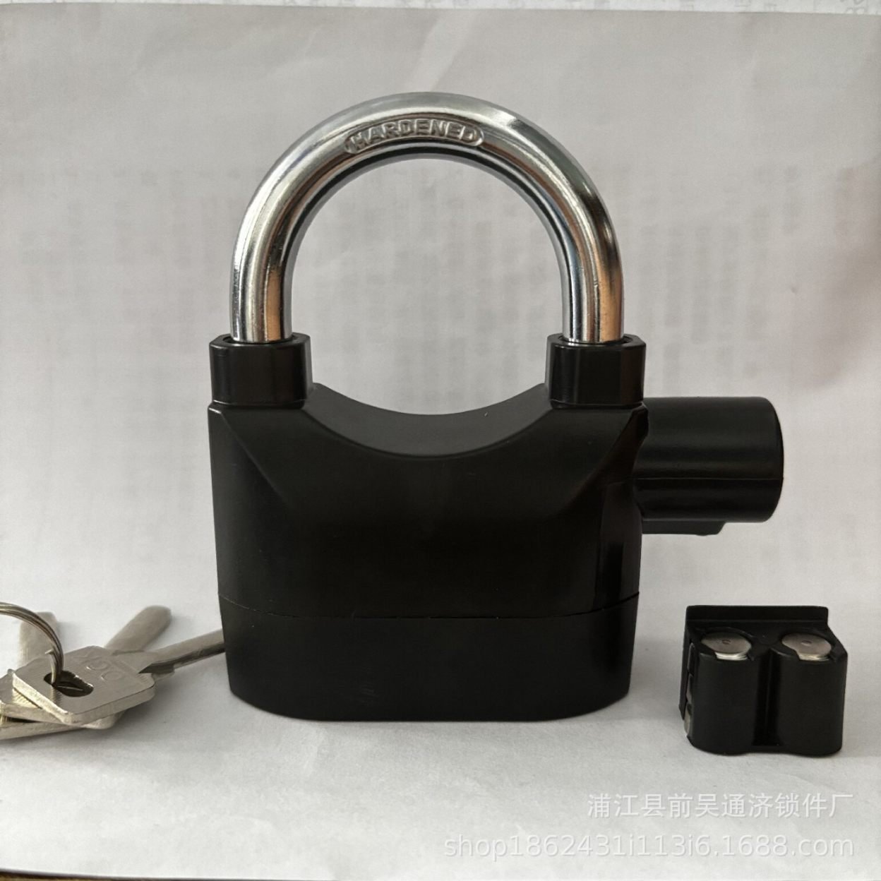 110 dB Alarm Security Lock – Anti-Theft Lock for Bike, Gate & Home | Support Poor Children - Image 2