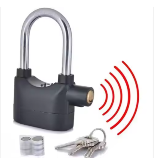 110 dB Alarm Security Lock – Anti-Theft Lock for Bike, Gate & Home | Support Poor Children - Image 4