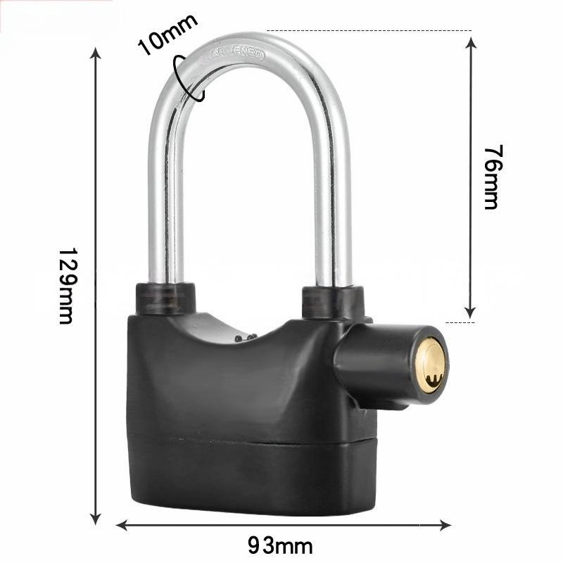 110 dB Alarm Security Lock – Anti-Theft Lock for Bike, Gate & Home | Support Poor Children - Image 6